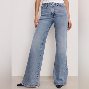 NWT Good American Good Waist Palazzo